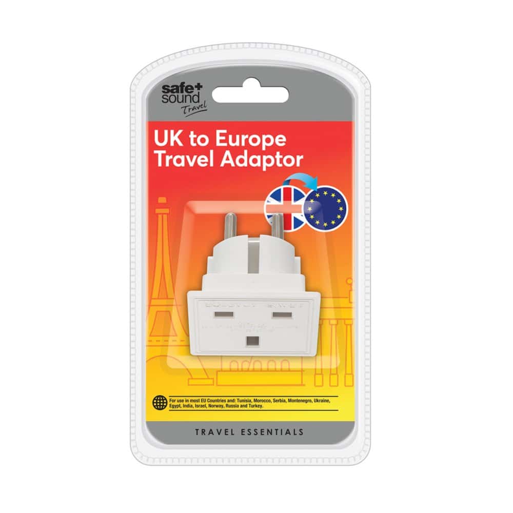 Safe & Sound Euro Electrical Adaptor