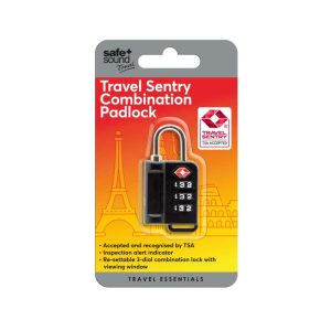 Safe & Sound Travel Sentry Combination Padlock