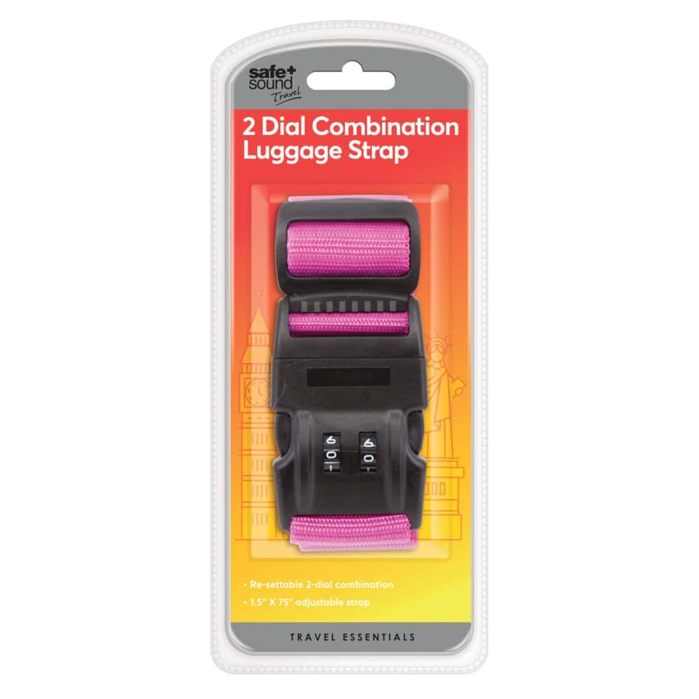 Safe & Sound Luggage Strap 2 Dial