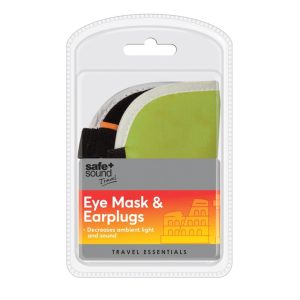 Safe & Sound Eye Mask & Ear Plugs