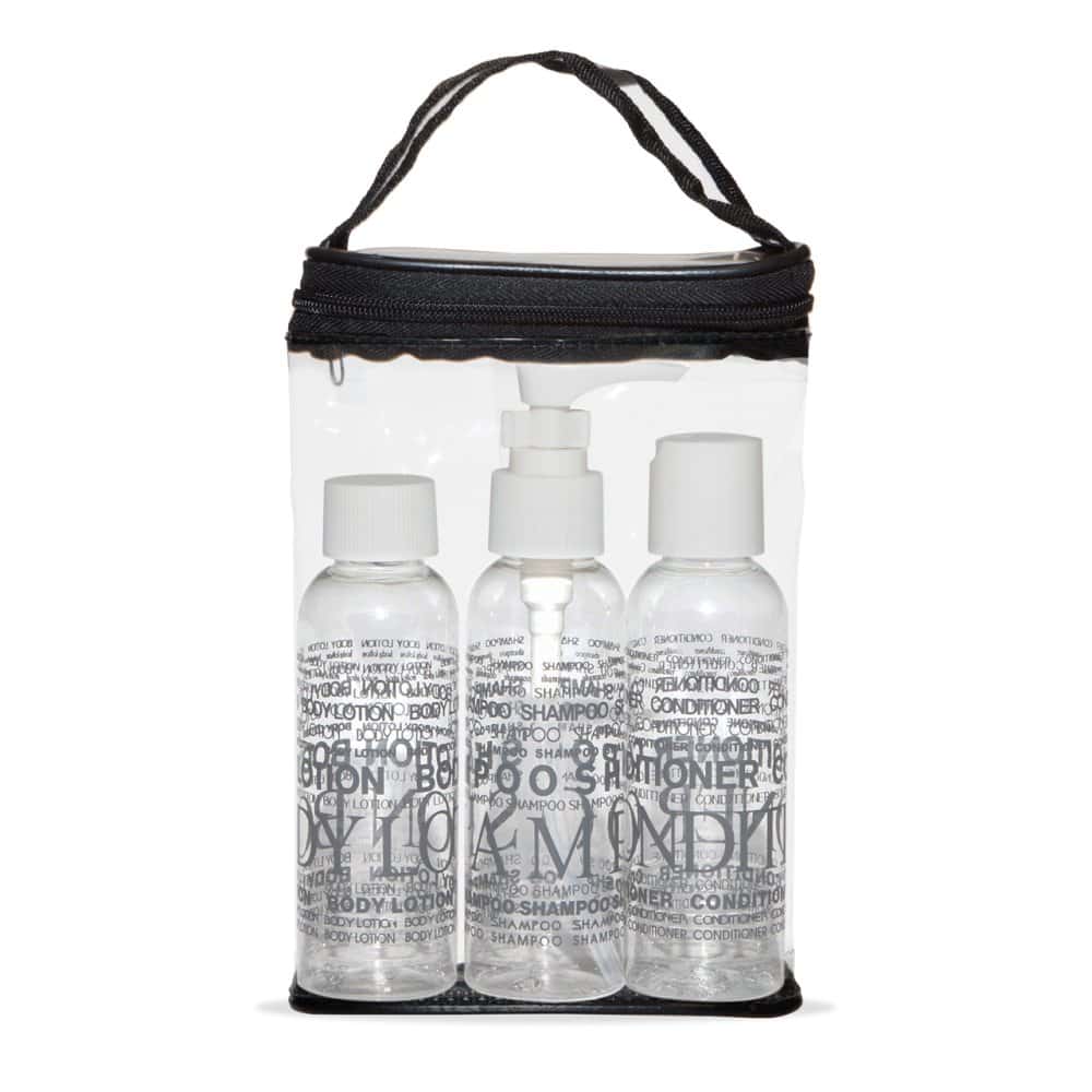 Safe & Sound Printed Travel Bottle Set