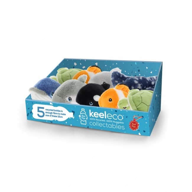 Keeleco Mini Collectable Sealife 12cm 8 Assorted CDU