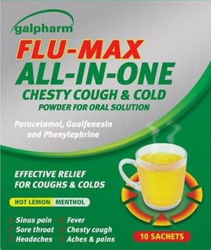 Galpharm Flu Max All-in-One Chesty Cough & Cold Sachets 10's