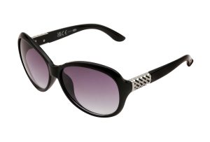 Foster Grant Sunglasses - Sunsentials - Womens Solid Shiny Black