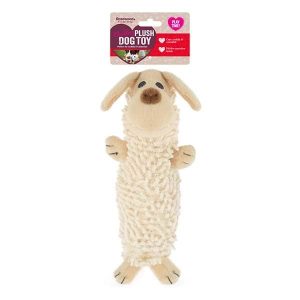 Rosewood Plush Noodle Dog Toy