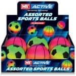 Wholesale M.Y Fluorescent Sports Ball 5 CDU from Harrisons Direct.