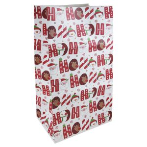 Christmas Kraft Sack Festive Characters 36 x 70 x 24cm