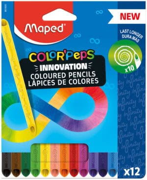 Maped Color'peps Infinity Crayons Hang Pack 12's