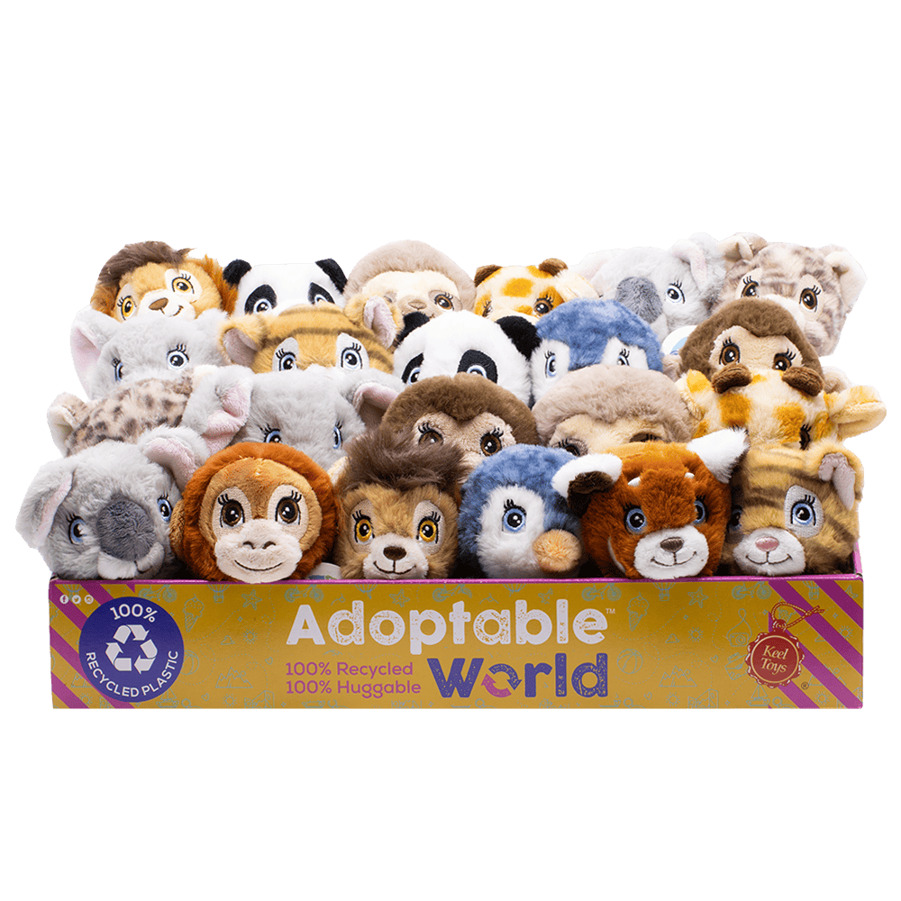 Keeleco Mini Adoptable World 10cm 12 Assorted CDU