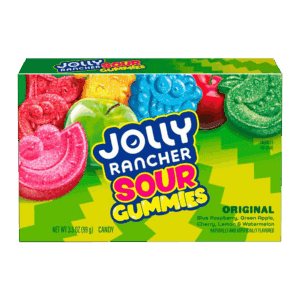 Jolly Rancher Sour Gummies Theatre Box 99g from Harrisons Direct