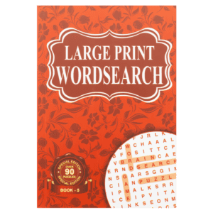 Classic Large Print Wordsearch Book 4 Titles 192 Pages