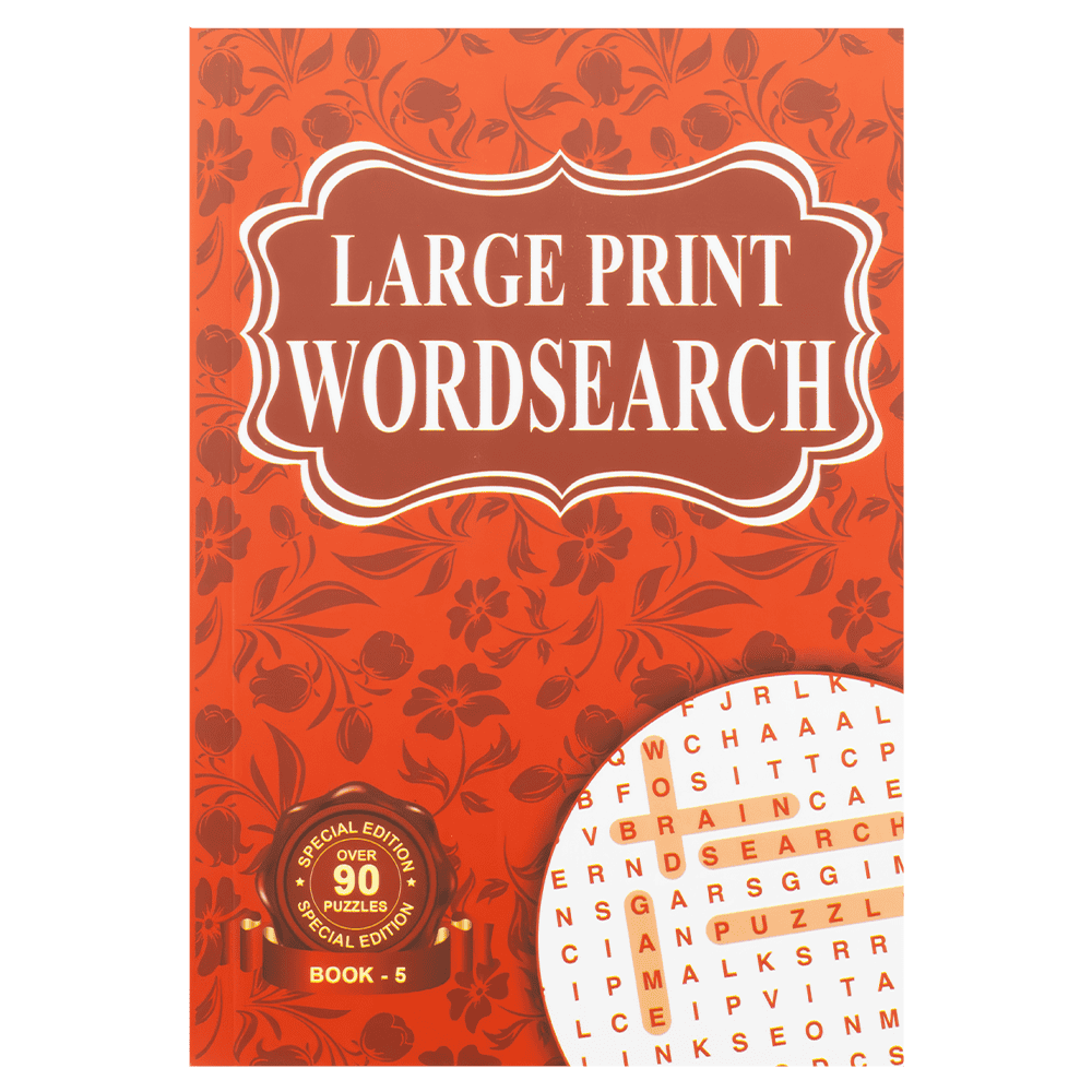Classic Large Print Wordsearch Book 4 Titles 192 Pages