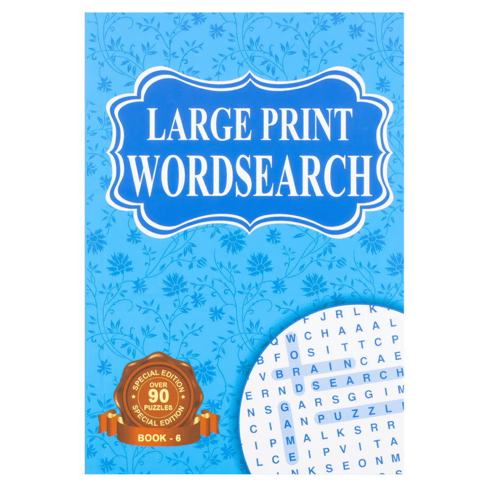 Classic Large Print Wordsearch Book 4 Titles 192 Pages