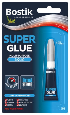 Bostik Superglue Liquid Hang Pack 3g