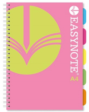 Easynote Project Book A4 Twin Wiro PP Cover 200 Pages