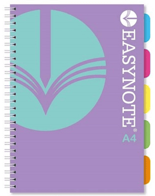 Easynote Project Book A4 Twin Wiro PP Cover 200 Pages