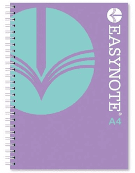 Easynote Notebook A4 Twin Wiro 180 Pages