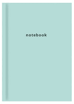 Just Stationery A4 Ruled Hardback Notebook Pastels 120 Pages