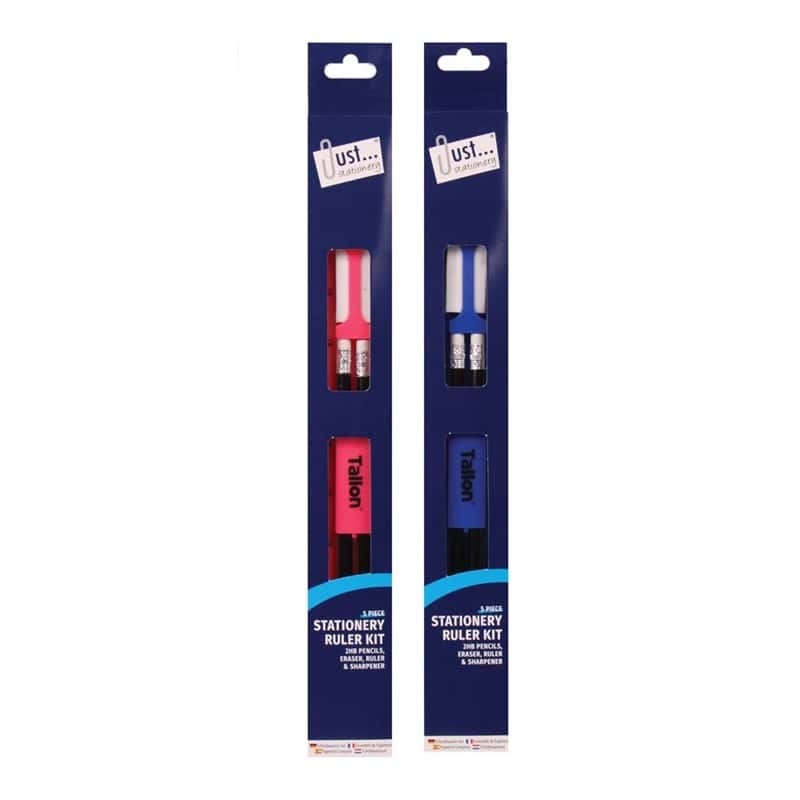 Just Stationery Ruler Stationery Set 5 Piece