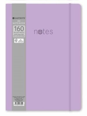 Easynote A4 Soft Touch Notebook - Pastel Colours