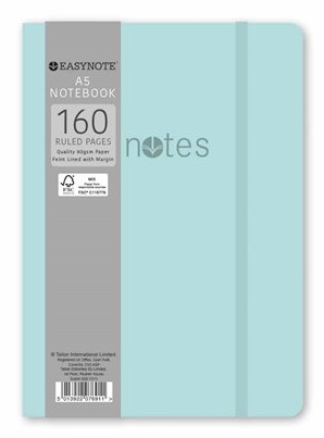 Easynote A5 Soft Touch Notebook - Pastel Colours