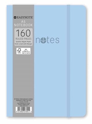 Easynote A5 Soft Touch Notebook - Pastel Colours