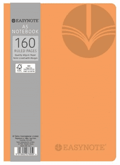 Easynote A5 Icon Notebook Assorted Neon Colours 160 Pages