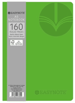 Easynote A5 Icon Notebook Assorted Neon Colours 160 Pages