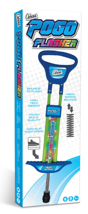 Ozbozz Go Light Up Pogo Stick Blue