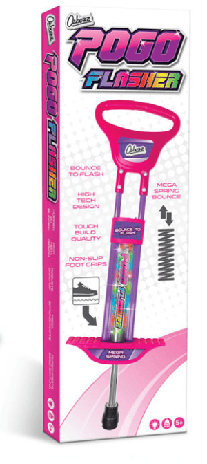 Ozbozz Go Light Up Pogo Stick Pink