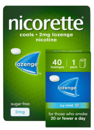 Nicorette Lozenge Icy Mint 2mg 40s