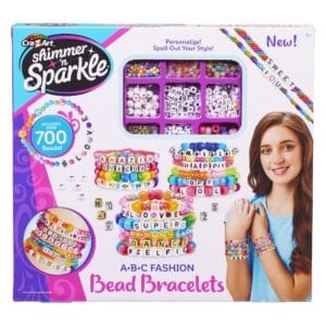 Shimmer N Sparkle ABC Fashion Bead Bracelets from Harrisons Direct