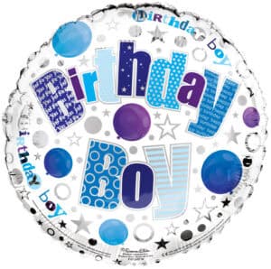 Foil Helium Balloon 18" - Birthday Boy