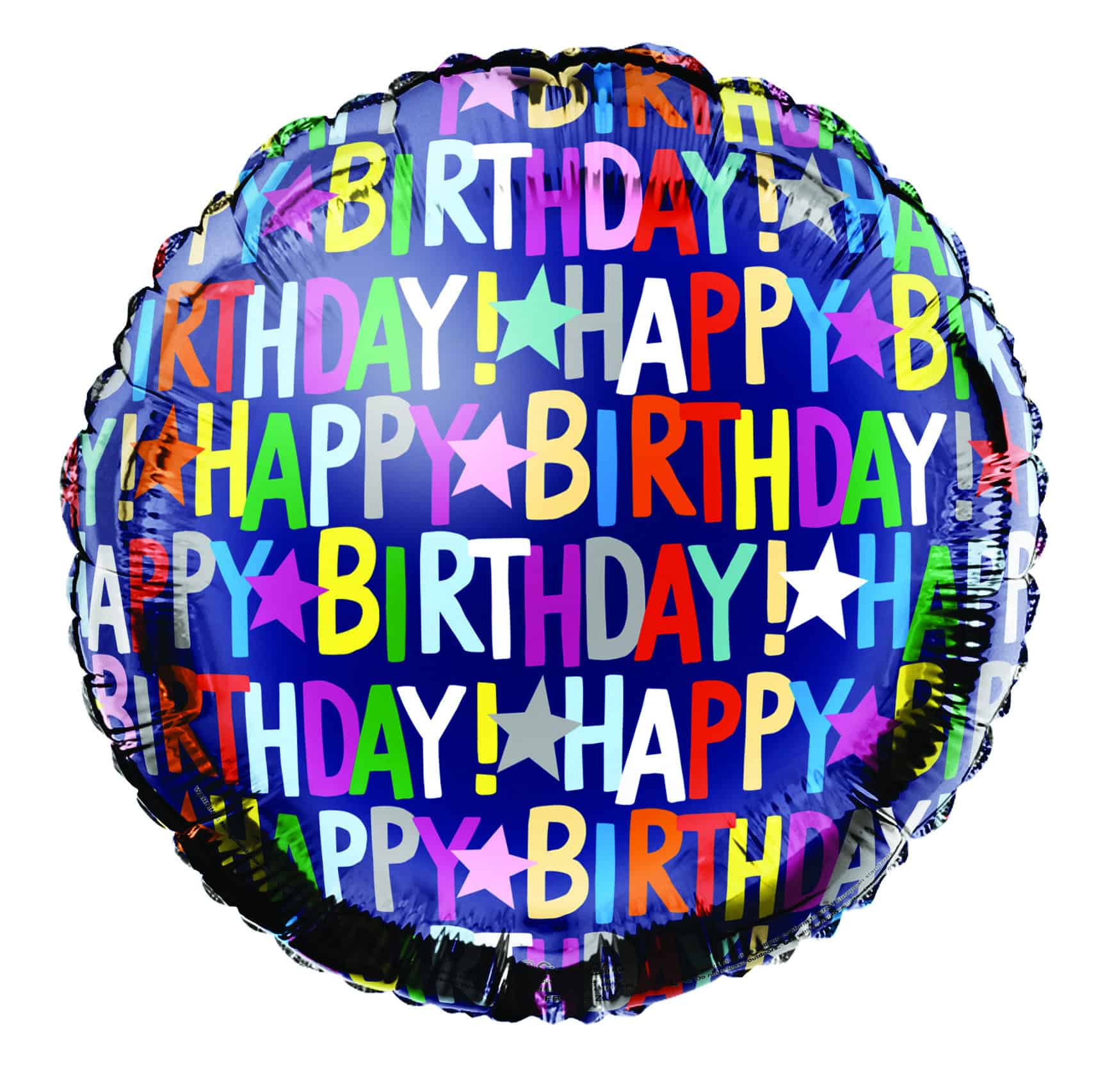 Foil Helium Balloon 18" - Happy Birthday
