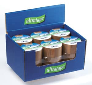 Ultratape Heavy Duty Brown Parcel Tape 48mm x 50m CDU