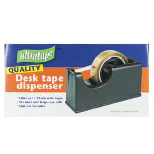 Ultratape Black Desk Dispenser 25mm