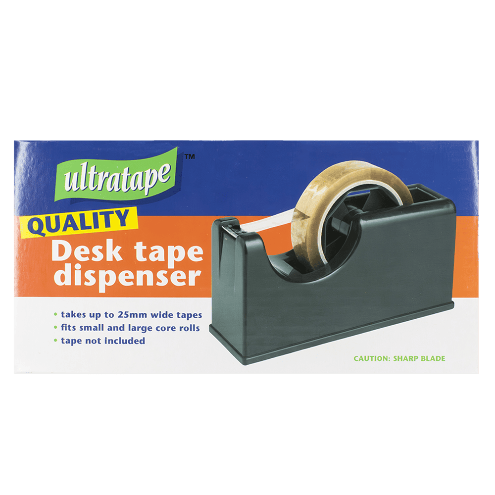 Ultratape Black Desk Dispenser 25mm