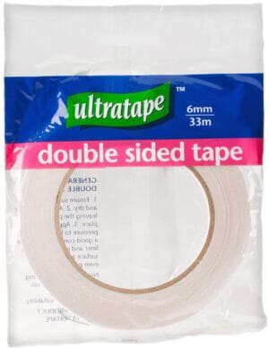 Ultratape Clear Double Sided General Purpose Tape 6mm x 33m