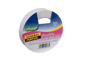 Ultratape Clear Double Sided General Purpose Tape 25mm x 33m