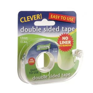 Ultratape Double Sided Tape Small Rolls & Dispenser 12mm x 11.4m
