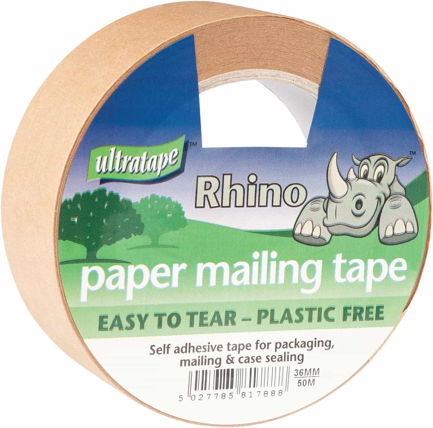 Ultratape Rhino Paper Mailing Tape 48mm x 50m