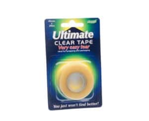 Ultratape Ultimate Clear Easy Tear Tape 19mm x 25m