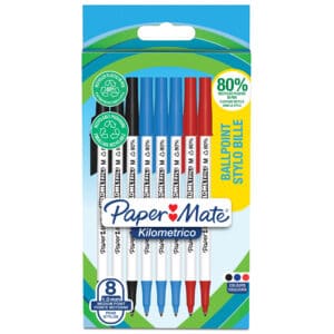 Papermate Kilometrico Assorted 8 Pack
