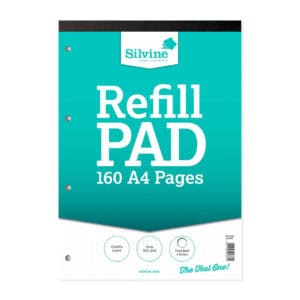 Silvine A4 Refill Pad Dotted