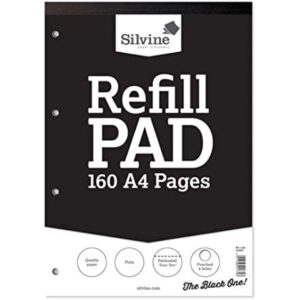 Silvine A4 Refill Pad Plain