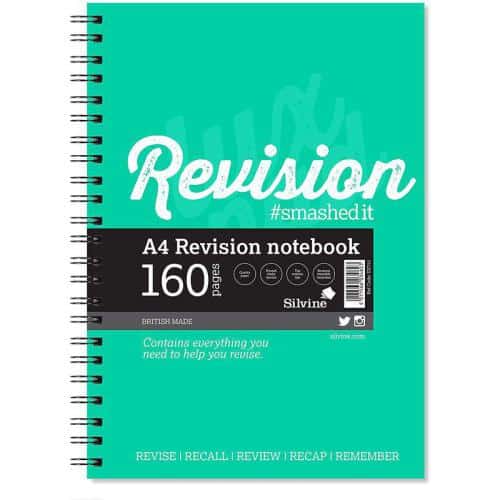 Silvine A4 Revision Notebook
