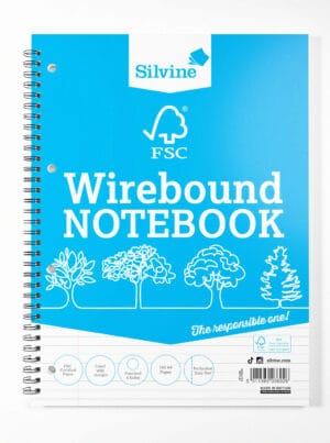 Silvine FSC A4+ Twin Wire Notebook