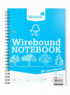 Silvine FSC A5 Wire Bound