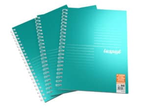 Silvine FSC A4+ Twin Wire Notebook - Metallic