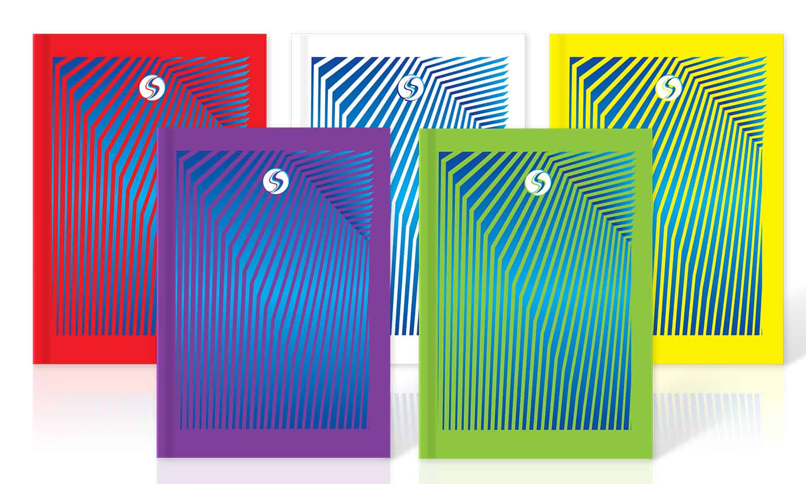 Silvine Daze A4 Casebound Fashion Notebook - Assorted